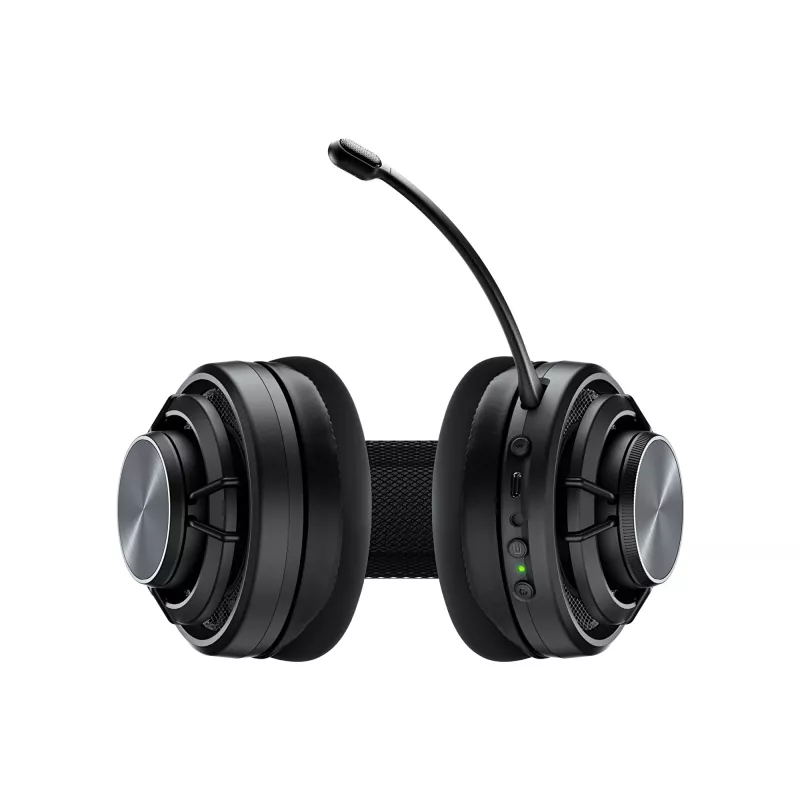 Turtle Beach Atlas Air belaidžiai atviro tipo ausinės žaidimams su 24 bitų aukštos ištikimybės garsu, transliacijų klasės mikrofonu, plūduriuojančiais ausų gaubtais, atminties putų pagalvėlėmis ir Bluetooth ryšiu, skirtos asmeniniams kompiuteriams