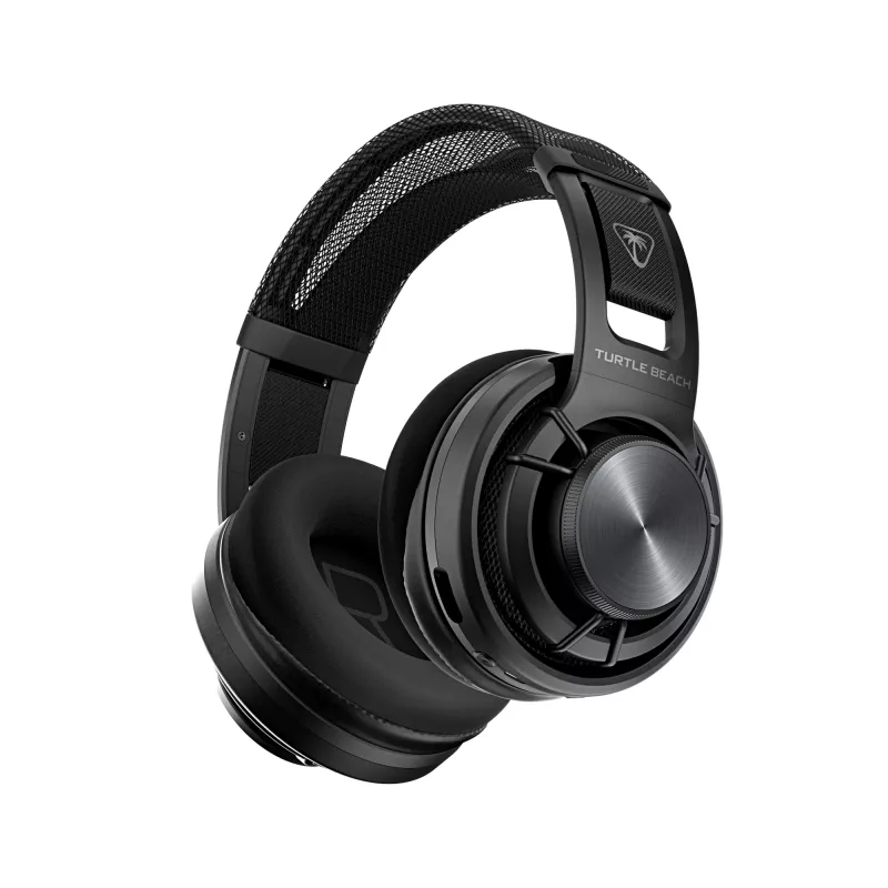 Turtle Beach Atlas Air belaidžiai atviro tipo ausinės žaidimams su 24 bitų aukštos ištikimybės garsu, transliacijų klasės mikrofonu, plūduriuojančiais ausų gaubtais, atminties putų pagalvėlėmis ir Bluetooth ryšiu, skirtos asmeniniams kompiuteriams