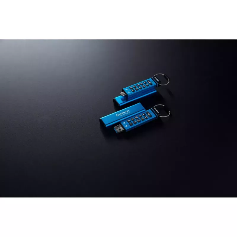 Kingston Technology IronKey 256GB USB-C klaviatūra 200C, FIPS 140-3 3 lygis AES-256