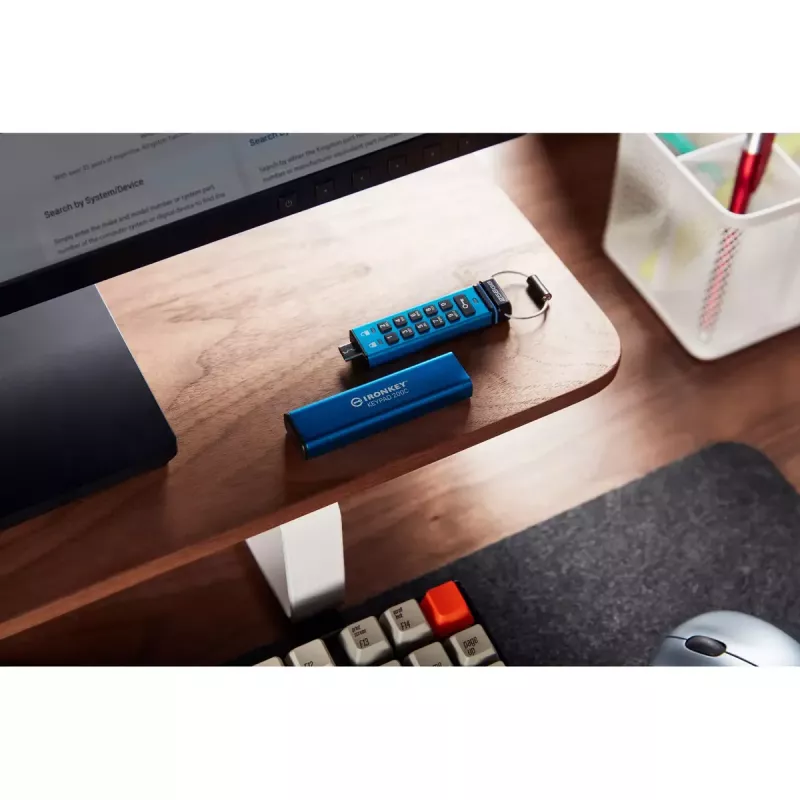 Kingston Technology IronKey 256GB USB-C klaviatūra 200C, FIPS 140-3 3 lygis AES-256