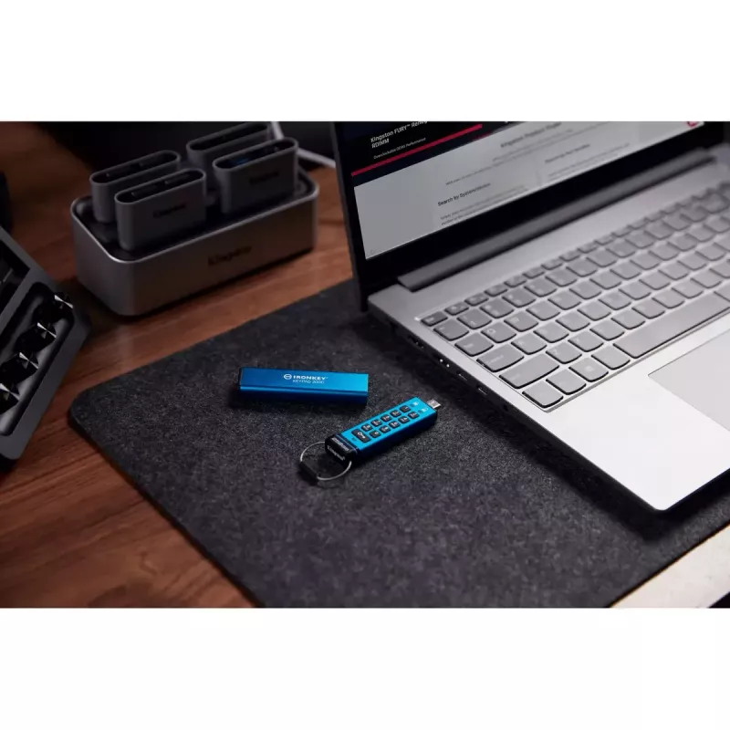 Kingston Technology IronKey 256GB USB-C klaviatūra 200C, FIPS 140-3 3 lygis AES-256