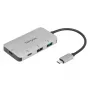 USB-C kelių prievadų adapteris Targus ACH228 sidabrinis