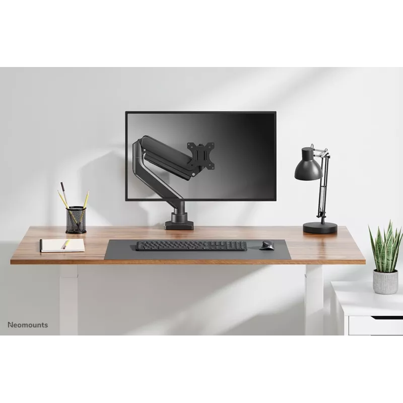 Neomounts DS70-450BL1 Monitorinis laikiklis 17-42 colių - dujinė spyruoklė - Topfix - 180° stabdiklis