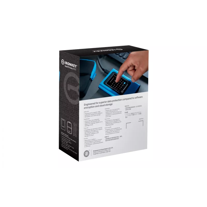 Kingston Technology IronKey 960GB Vault Privacy 80 XTS-AES 256 bit šifruotas išorinis SSD