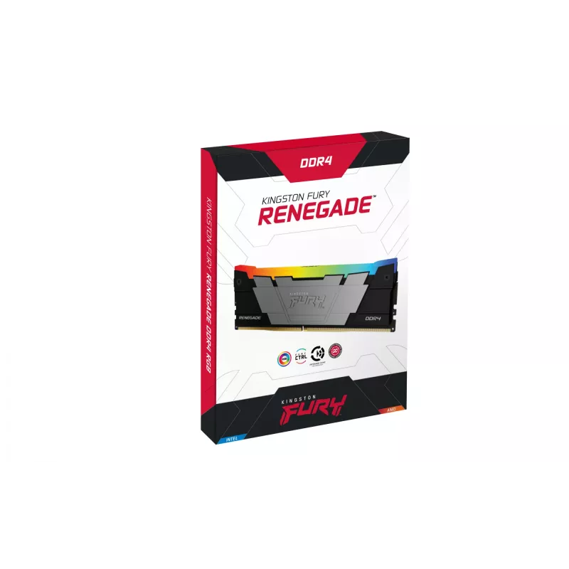 Kingston FURY Renegade 32GB (2x16GB) DDR4 3600MHz CL16 RGB atminties rinkinys