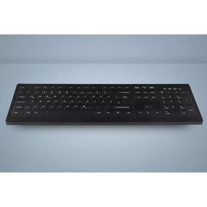 Contour Design Active Key AK-C8100 belaidė medicininė klaviatūra RF QWERTZ vokiška juoda