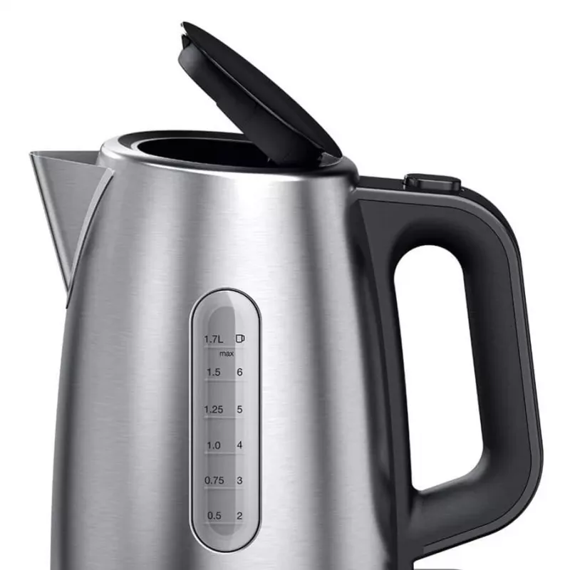 Braun PurShine WK102AI-WK1500BK elektrinis virdulys 1,7 L 2200 W Juoda, Nerūdijantis plienas