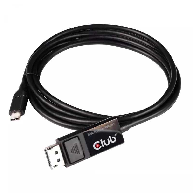 CLUB3D USB Type-C laidas į DP 1.4 8K60Hz M/M 1,8 m