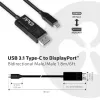 CLUB3D USB Type-C laidas į DP 1.4 8K60Hz M/M 1,8 m
