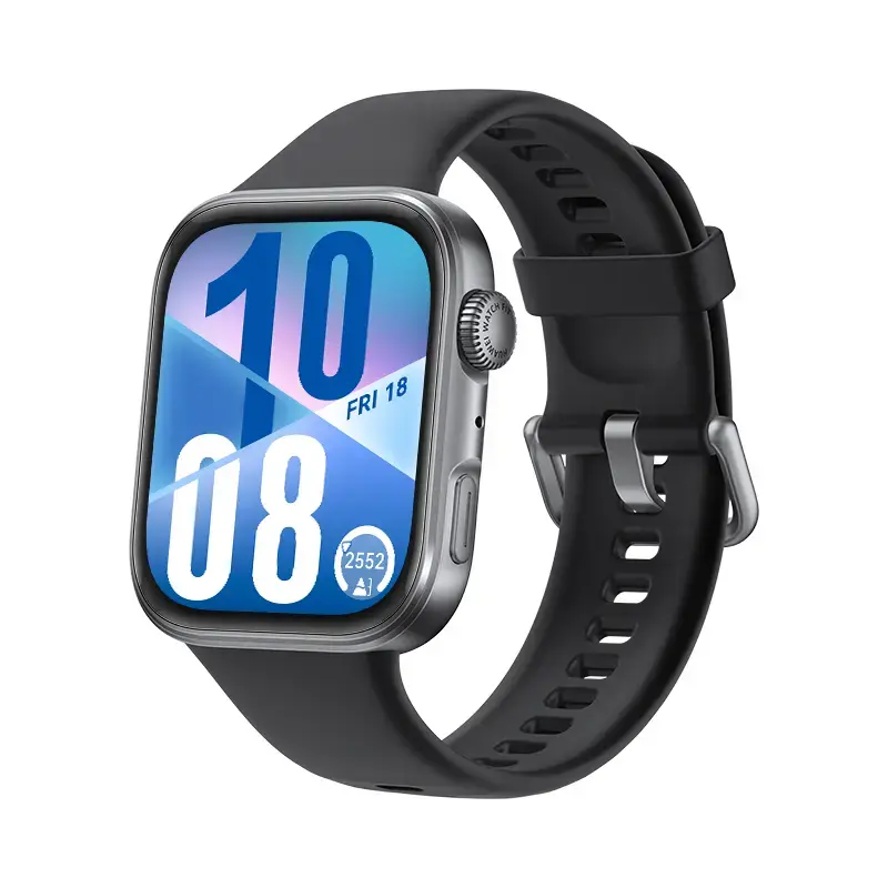 Išmanusis laikrodis HUAWEI WATCH FIT 4 – 1,82 colio (4,62 cm) ekranas, GPS, 400 mAh, aliuminio korpusas 38 mm, juodas, polimerinis dirželis