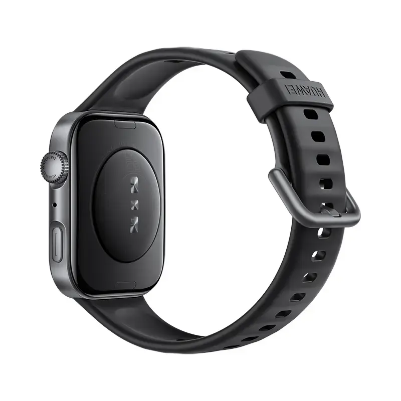 Išmanusis laikrodis HUAWEI WATCH FIT 4 – 1,82 colio (4,62 cm) ekranas, GPS, 400 mAh, aliuminio korpusas 38 mm, juodas, polimerinis dirželis