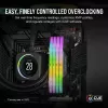 CORSAIR Vengeance RGB 32GB (2x16GB) DDR5 7000MHz CL34 atminties rinkinys juodas