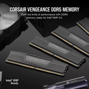 CORSAIR Vengeance 32GB (2x16GB) DDR5 7200MHz CL34 atminties rinkinys - juoda