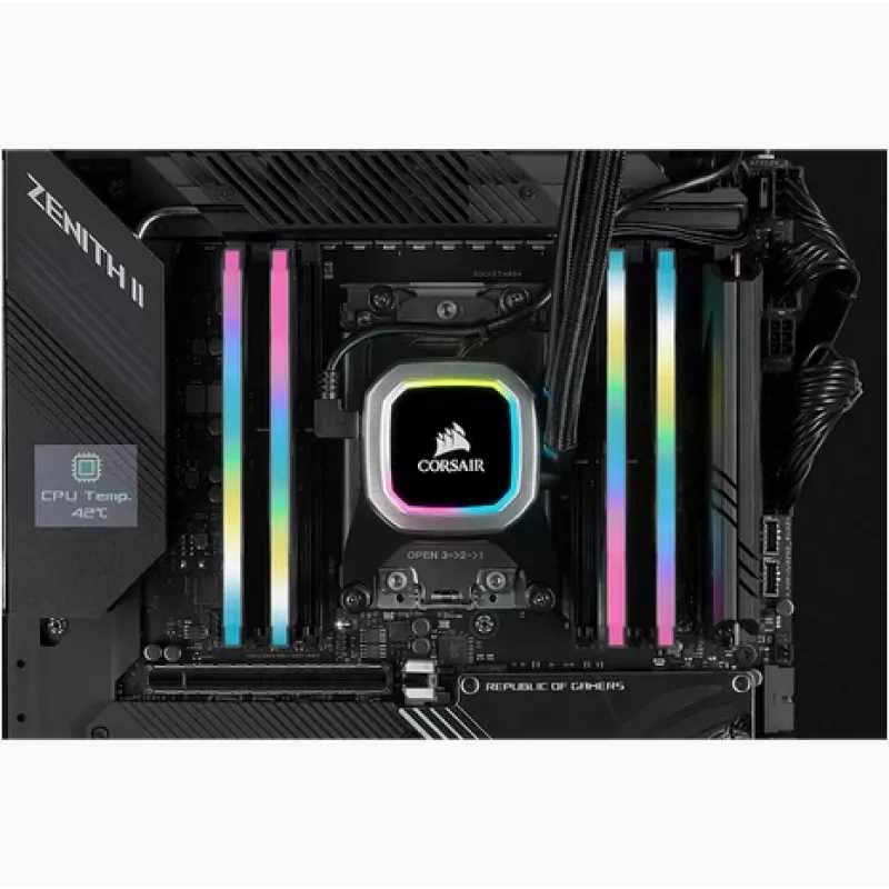 CORSAIR Vengeance RGB Pro SL 64GB (4x16GB) DDR4 3200MHz C16 atminties rinkinys