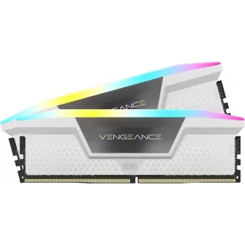 CORSAIR Vengeance RGB 32GB (2x16GB) DDR5 5200MHz CL40 atminties rinkinys - balta