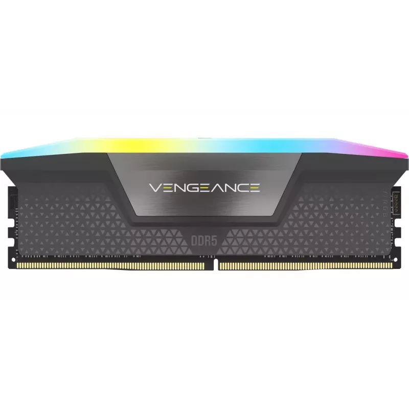 CORSAIR Vengeance RGB 32GB (2x16GB) DDR5 6400MHz CL32 atminties rinkinys juodas
