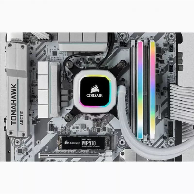 CORSAIR Vengeance RGB Pro Sl White 64GB (4x16GB) DDR4 3200MHz C16 atminties rinkinys
