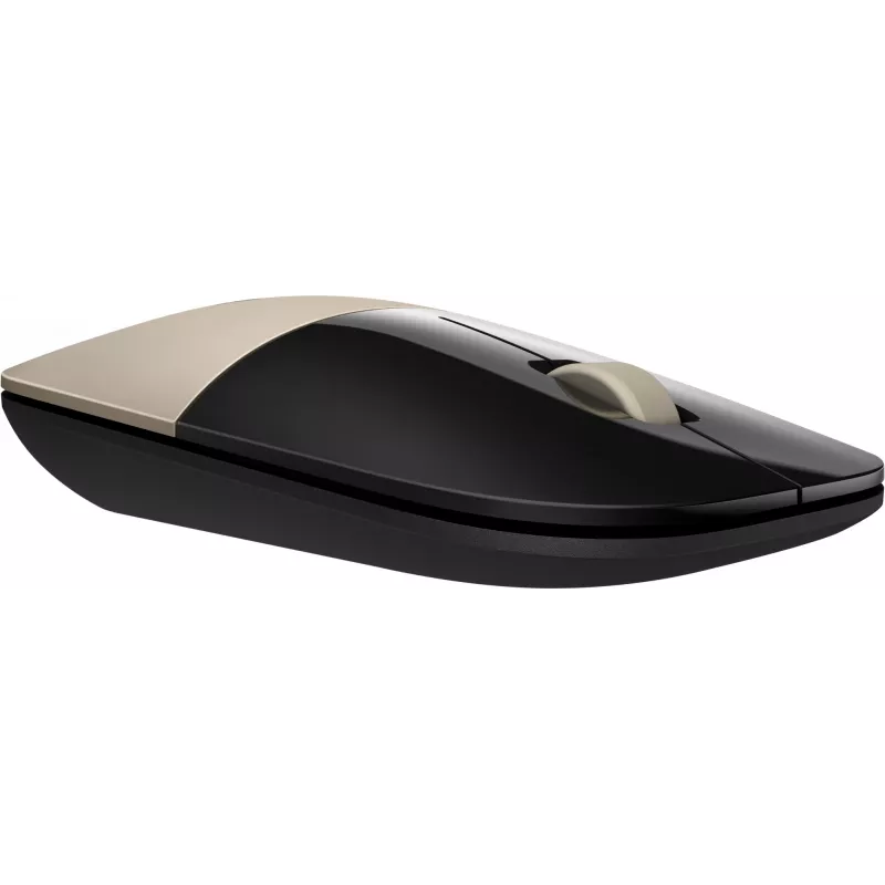 Belaidė pelė HP Z3700 Gold, ambidekstrinė, optinė, RF belaidė, 1200 DPI, auksinė