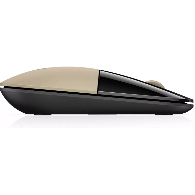 Belaidė pelė HP Z3700 Gold, ambidekstrinė, optinė, RF belaidė, 1200 DPI, auksinė