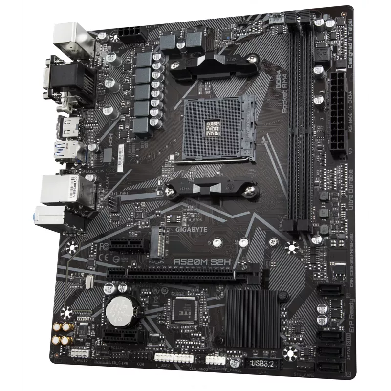 GIGABYTE A520M S2H pagrindinė plokštė