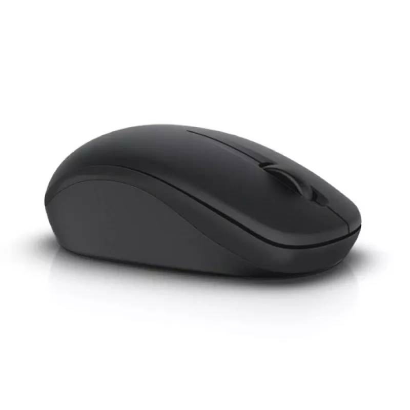 DELL WM126 belaidė pelė, juoda, ambidekstrinė, optinė, RF, 1000 DPI