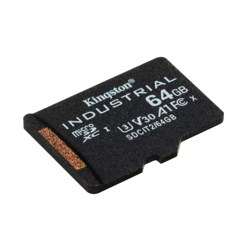 Kingston Technology 64GB microSDXC Industrial C10 A1 pSLC kortelė su SD adapteriu