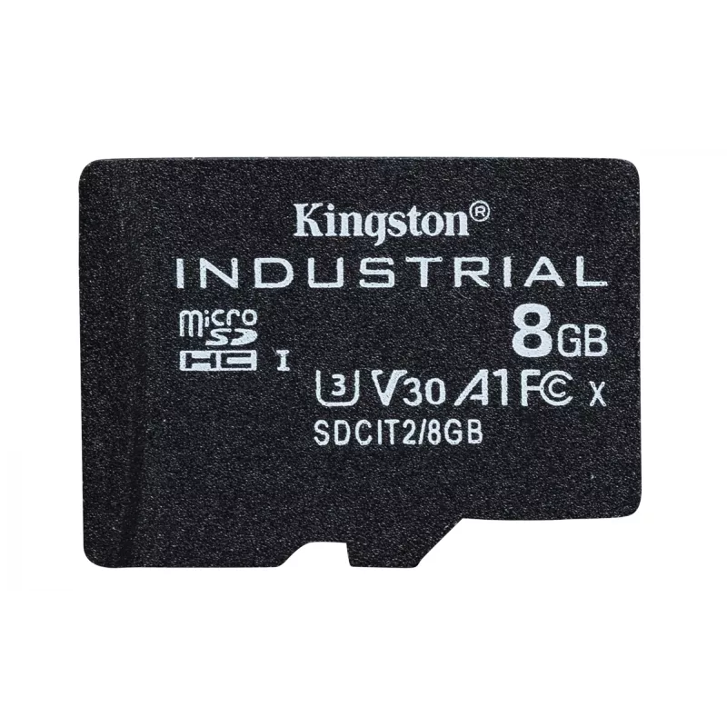 Kingston Technology 8GB microSDHC Industrial C10 A1 pSLC kortelė su SD adapteriu