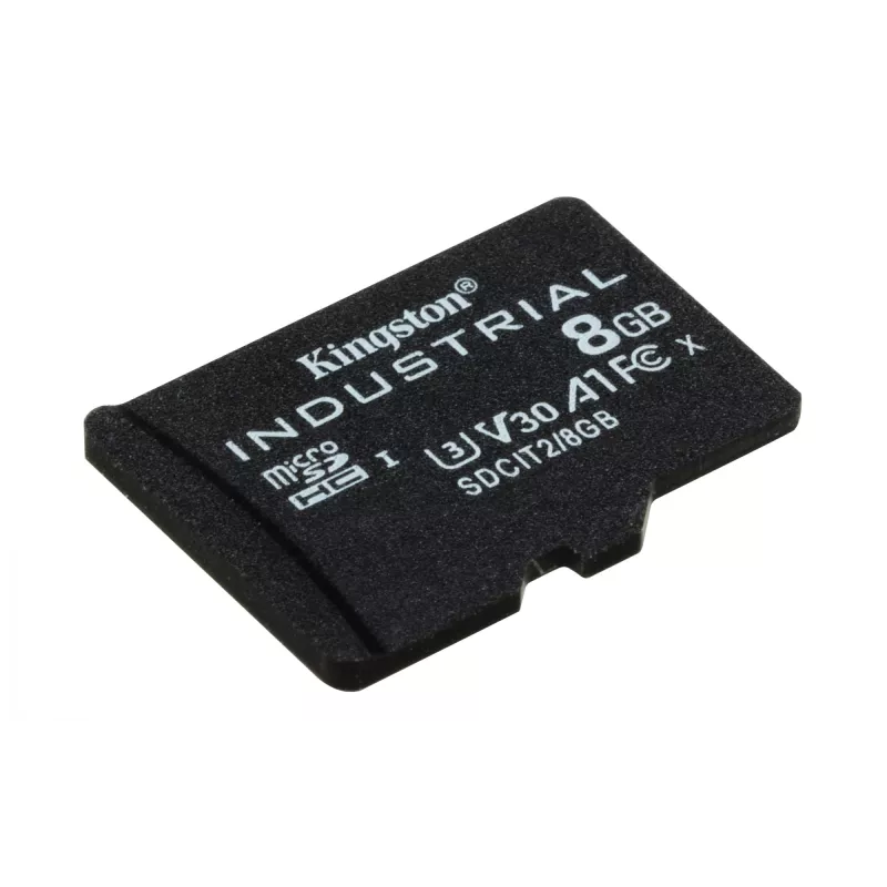 Kingston Technology 8GB microSDHC Industrial C10 A1 pSLC kortelė su SD adapteriu