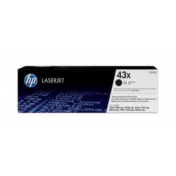 HP 43X didelės išeigos juodas originalus LaserJet kasečių rinkinys, 30000 puslapių, juoda, 1 vnt.