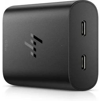 HP 65W GaN USB-C nešiojamojo kompiuterio įkroviklis, 65 W, 5/9/12/15/20 V, skirtas namams