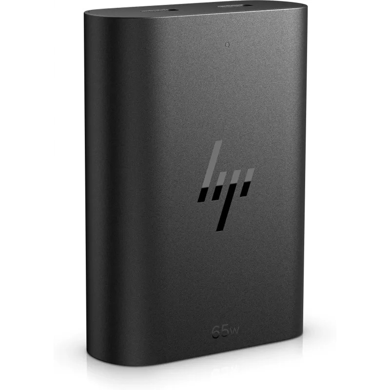 HP 65W GaN USB-C nešiojamojo kompiuterio įkroviklis, 65 W, 5/9/12/15/20 V, skirtas namams