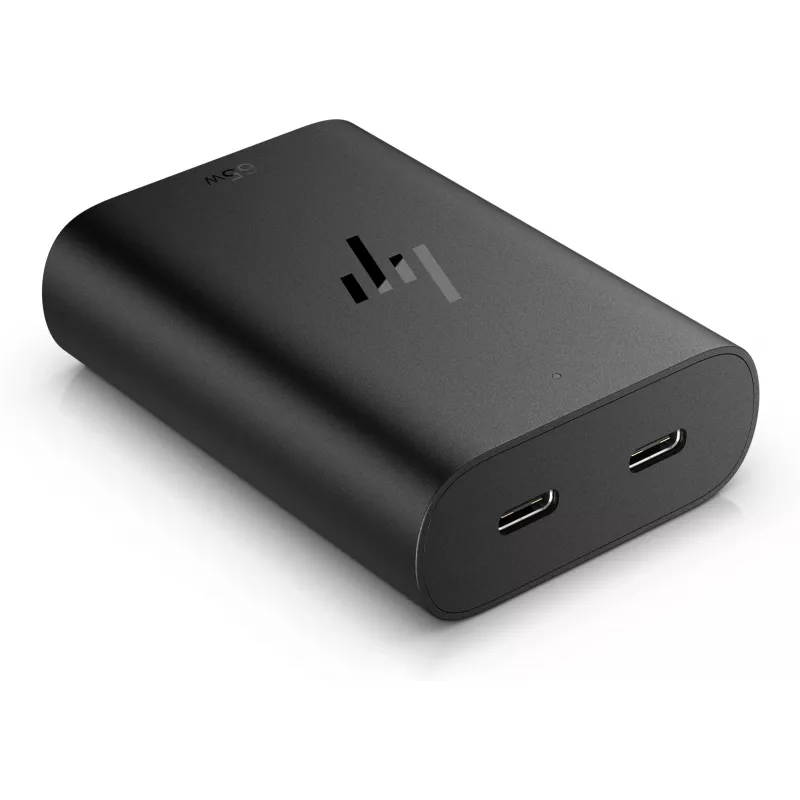 HP 65W GaN USB-C nešiojamojo kompiuterio įkroviklis, 65 W, 5/9/12/15/20 V, skirtas namams