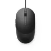 DELL Pro Wired Mouse MS3220 – laidinis pelė, juoda, ambidekstrinė, lazerinė, USB-A, 3200 DPI, 2 ms