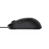 DELL Pro Wired Mouse MS3220 – laidinis pelė, juoda, ambidekstrinė, lazerinė, USB-A, 3200 DPI, 2 ms