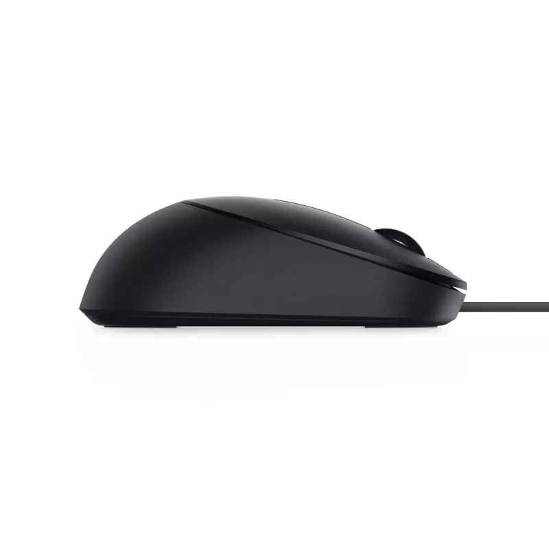 DELL Pro Wired Mouse MS3220 – laidinis pelė, juoda, ambidekstrinė, lazerinė, USB-A, 3200 DPI, 2 ms