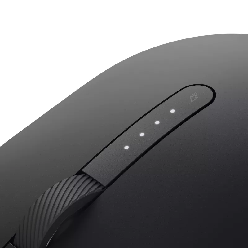 DELL Pro Wired Mouse MS3220 – laidinis pelė, juoda, ambidekstrinė, lazerinė, USB-A, 3200 DPI, 2 ms