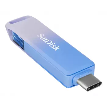 WESTERN DIGITAL SanDisk Creator Phone Drive - 128GB USB atmintukas - USB-C/Lightning - Mėlynas