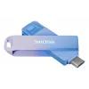 WESTERN DIGITAL SanDisk Creator Phone Drive - 128GB USB atmintukas - USB-C/Lightning - Mėlynas