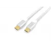 Equip USB 3.2 Gen 2 Type-C į C laidas, 1 m, 5A, sidabrinis/baltas
