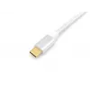 Equip USB 3.2 Gen 2 Type-C į C laidas, 1 m, 5A, sidabrinis/baltas