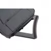 Manhattan reguliuojamas stovas nešiojamam kompiuteriui ir planšetei, 5 padėtys, iki 15,6 inch, plieninis, juodas