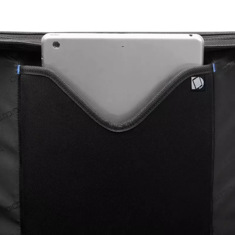 Dėklas nešiojamam kompiuteriui DICOTA Eco Top Traveler Pro - 15-17,3 col. - juoda / 1680d Rpet poliesteris