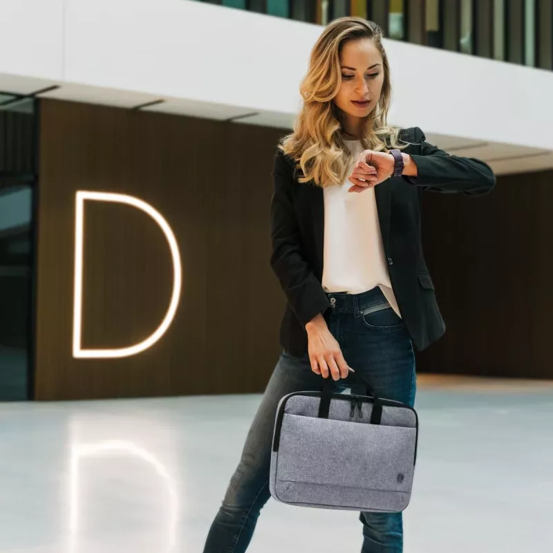 DICOTA Slim Eco Motion - 14-15.6 colių nešiojamojo kompiuterio dėklas - džinsinė mėlyna / 600d perdirbtas poliesteris