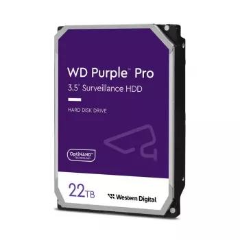 WESTERN DIGITAL WD221PURP vidinis kietasis diskas 22TB SATA 6Gb/s 3.5in 7200rpm 512MB talpykla