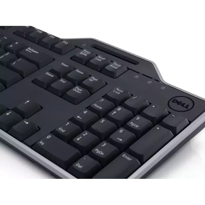 Klaviatūra DELL KB813 universali USB QWERTZ vokiška juoda