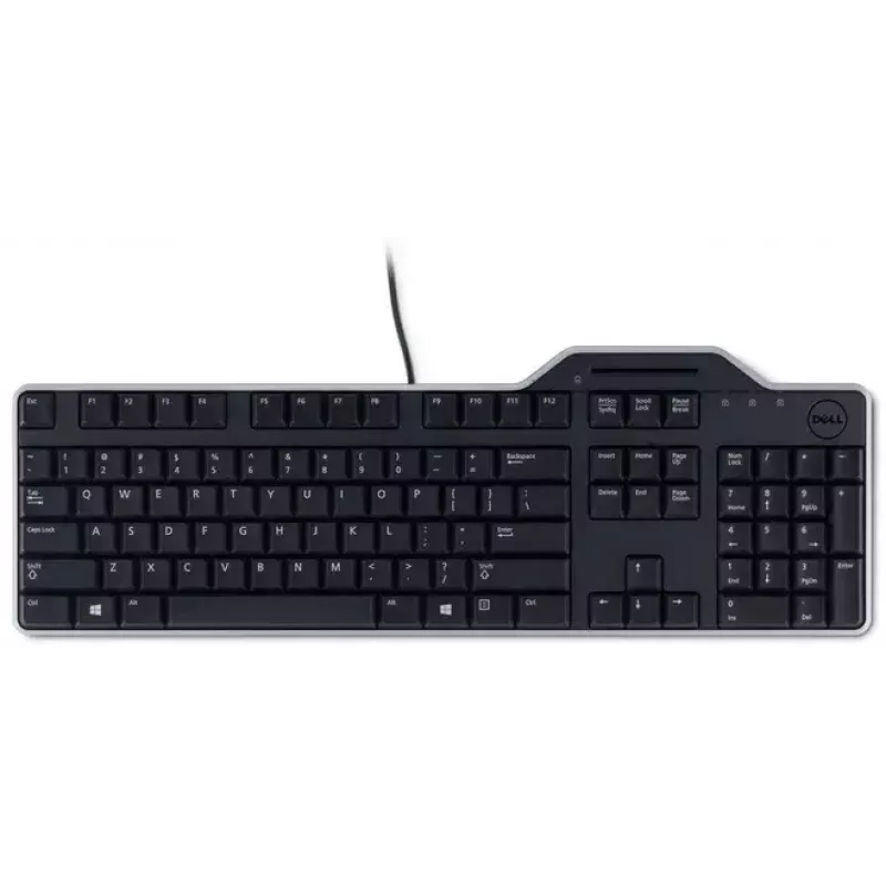 Klaviatūra DELL KB813 universali USB QWERTZ vokiška juoda