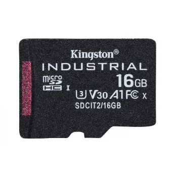 Kingston Technology 16GB microSDHC pramoninė C10 A1 pSLC kortelė be adapterio