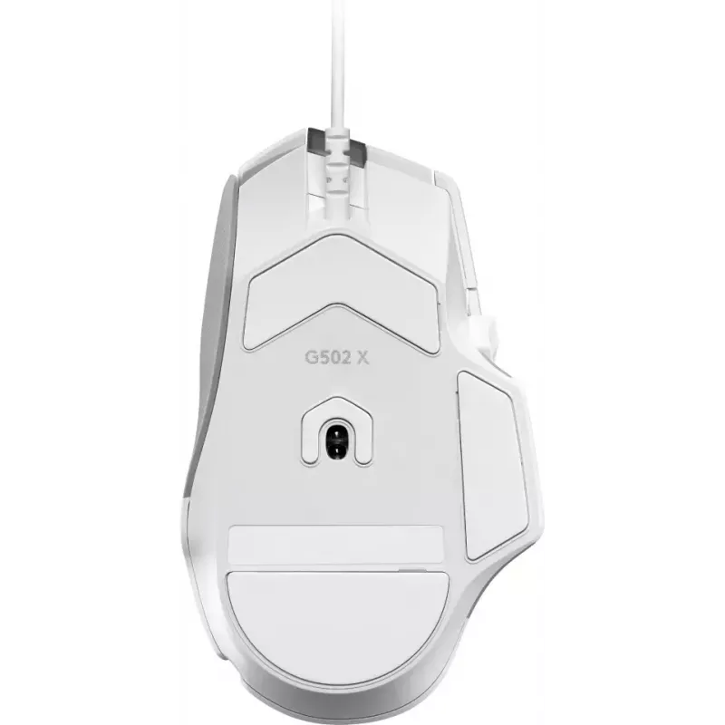 LOGITECH G502 X žaidimų pelė – USB – balta