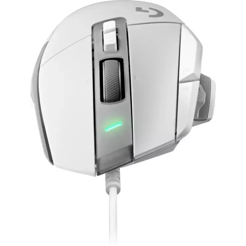 LOGITECH G502 X žaidimų pelė – USB – balta