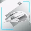 LOGITECH G502 X žaidimų pelė – USB – balta